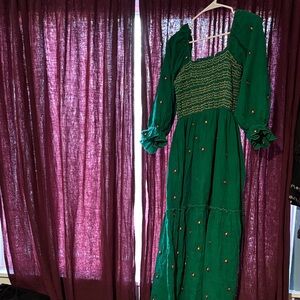 Elegant Green Women's Dress